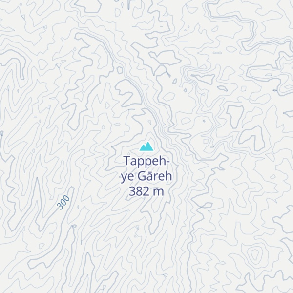 Map of Tappeh-ye Gāreh
