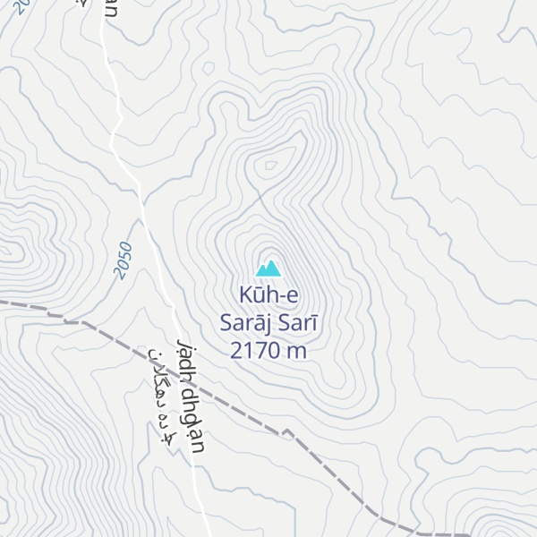 Map of Kūh-e Sarāj Sarī