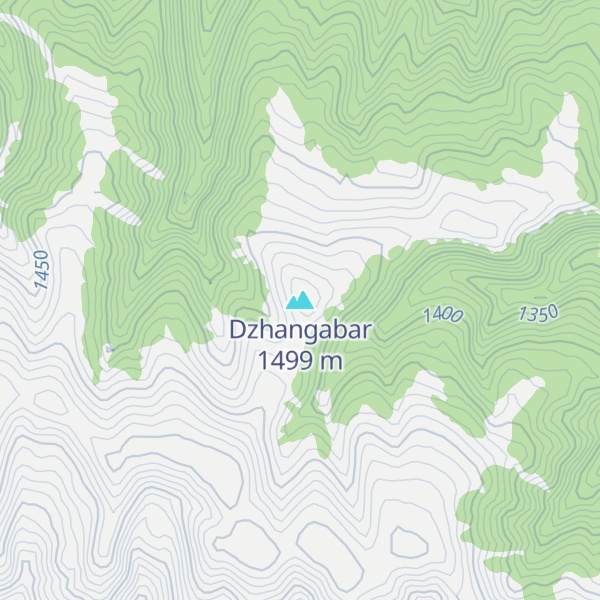 Map of Dzhangabar