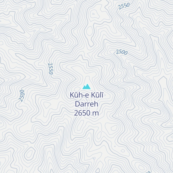 Map of Kūh-e Kūlī Darreh