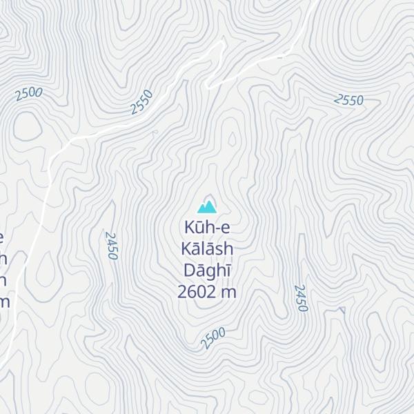 Map of Kūh-e Kālāsh Dāghī
