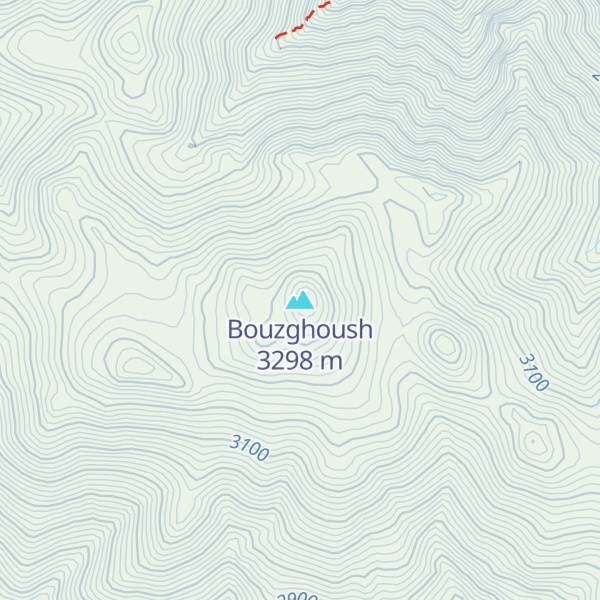 Map of Bouzghoush