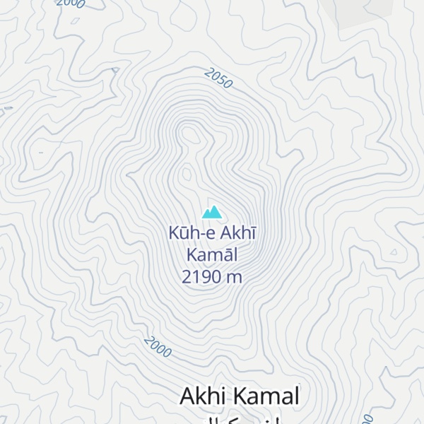 Map of Kūh-e Akhī Kamāl