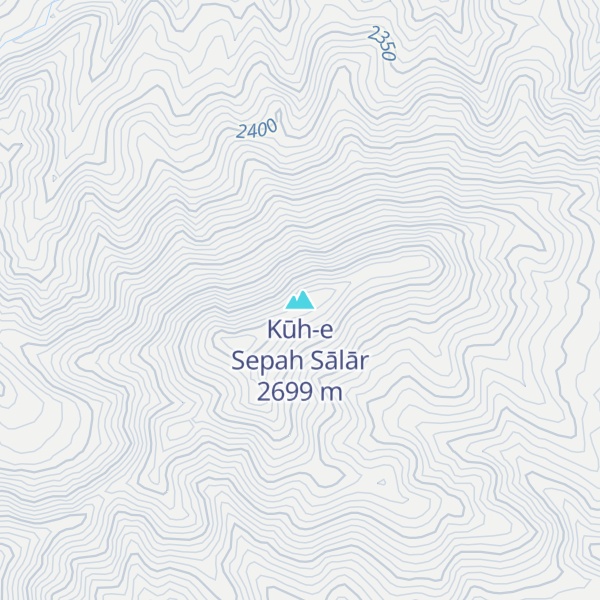 Map of Kūh-e Sepah Sālār