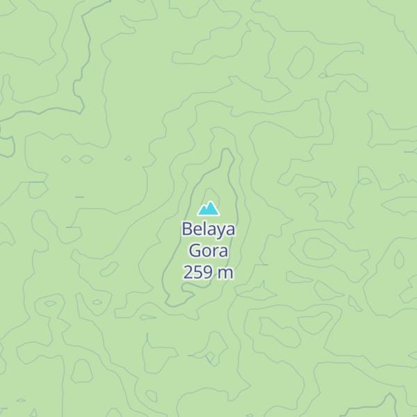 Map of Belaya Gora