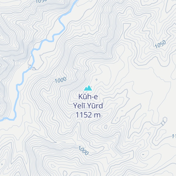 Map of Kūh-e Yelī Yūrd