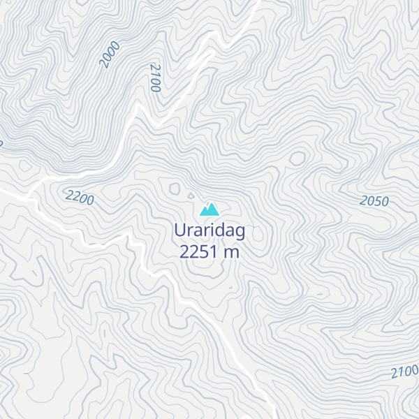 Map of Uraridag
