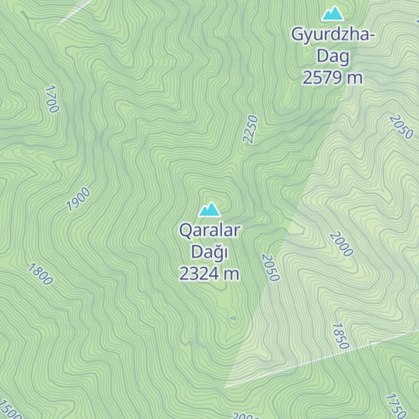 Map of Qaralar Dağı