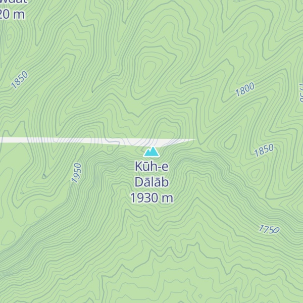 Map of Kūh-e Dālāb