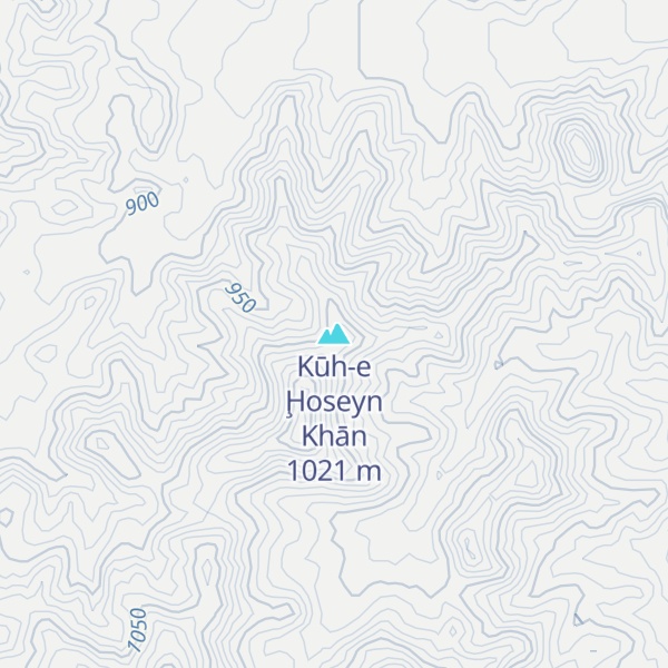 Map of Kūh-e Ḩoseyn Khān
