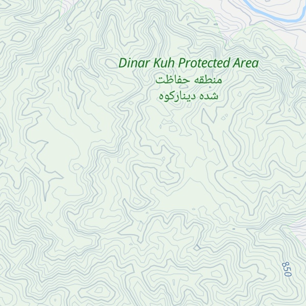 Map of Kūh-e Dālī