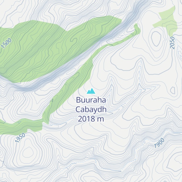 Map of Buuraha Cabaydh
