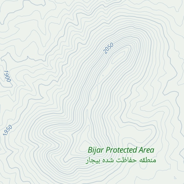 Map of Kūh-e Nāşerābād