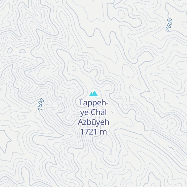 Map of Tappeh-ye Chāl Azbūyeh