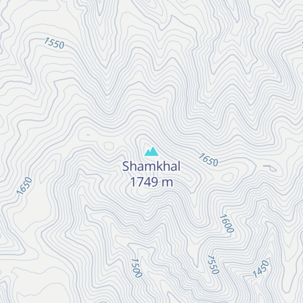 Map of Shamkhal
