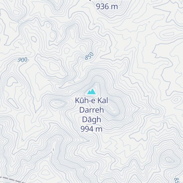 Map of Kūh-e Kal Darreh Dāgh