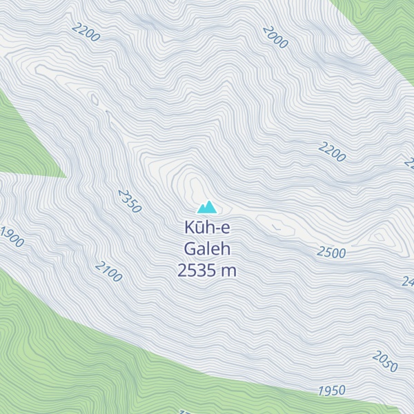 Map of Kūh-e Galeh