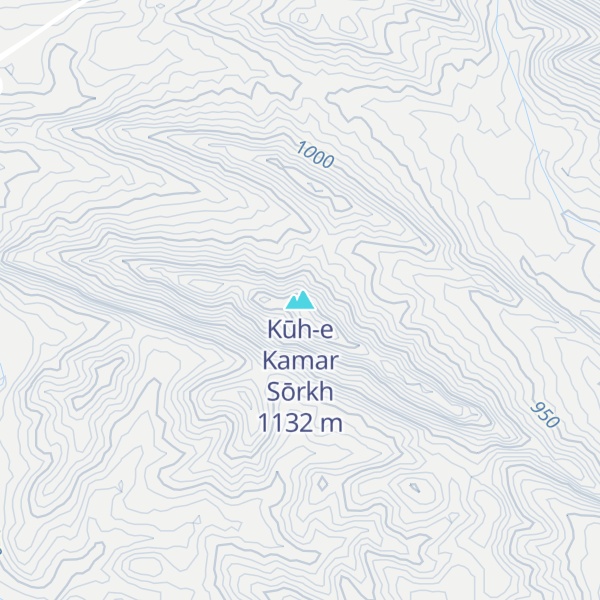 Map of Kūh-e Kamar Sōrkh