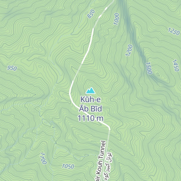 Map of Kūh-e Āb Bīd