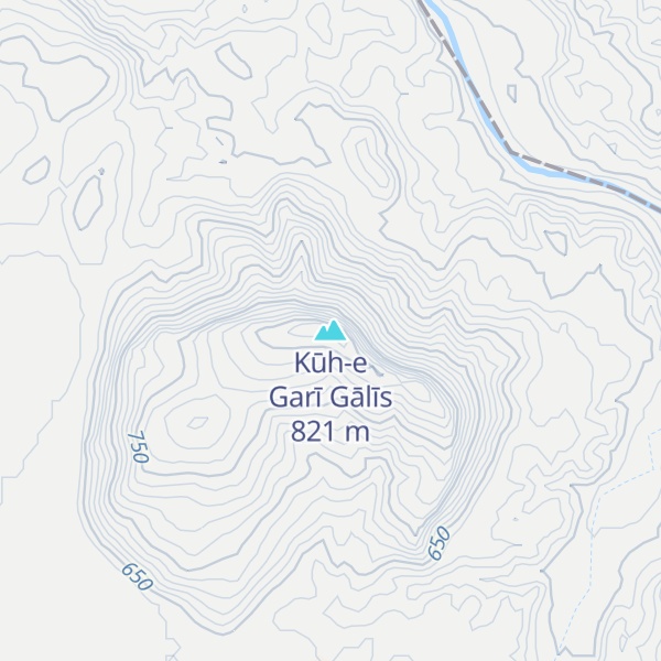 Map of Kūh-e Garī Gālīs