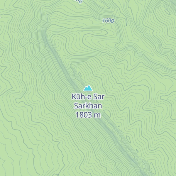 Map of Kūh-e Sar Sarkhan
