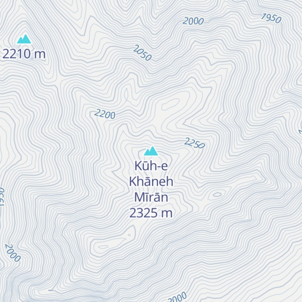 Map of Kūh-e Khāneh Mīrān