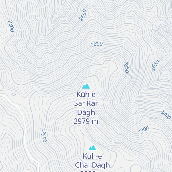 Map of Kūh-e Sar Kār Dāgh