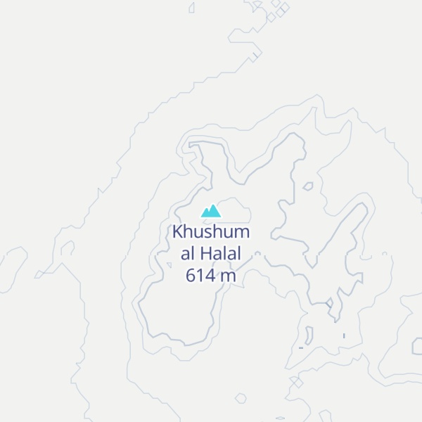 Map of Khushum al Halal