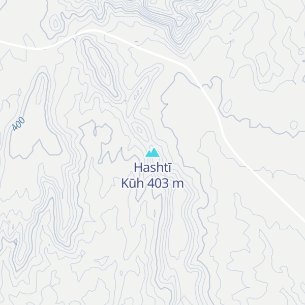 Map of Hashtī Kūh