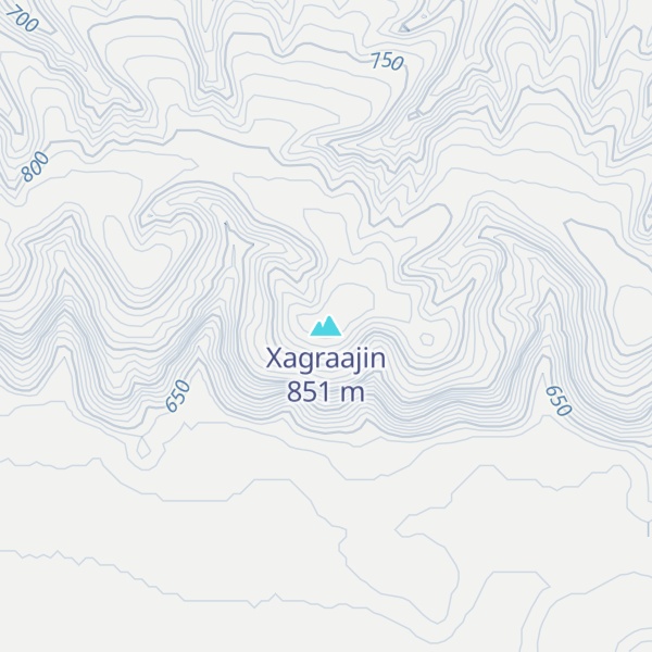 Map of Xagraajin