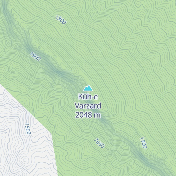 Map of Kūh-e Varzard
