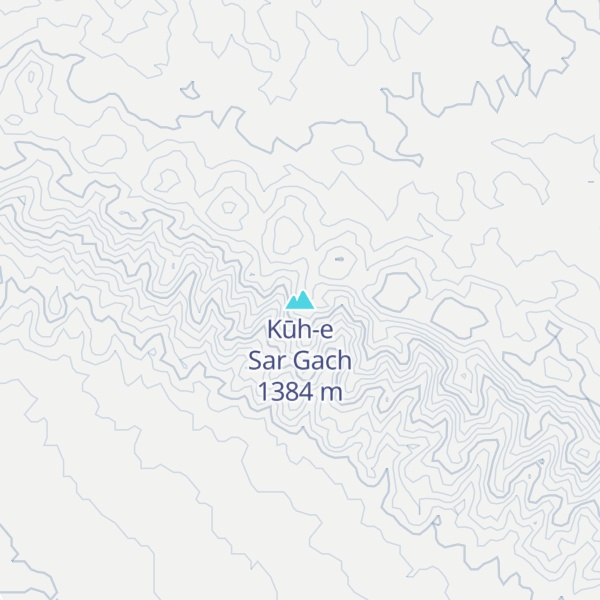 Map of Kūh-e Sar Gach
