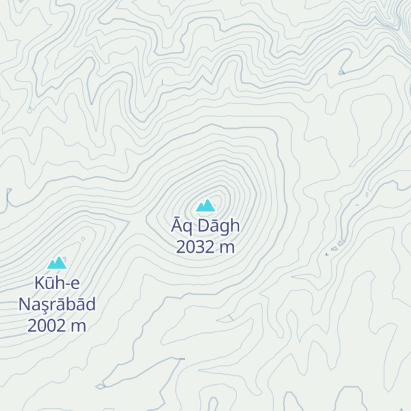 Map of Āq Dāgh