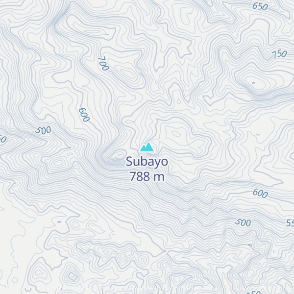 Map of Subayo