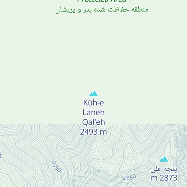 Map of Kūh-e Lāneh Qal‘eh