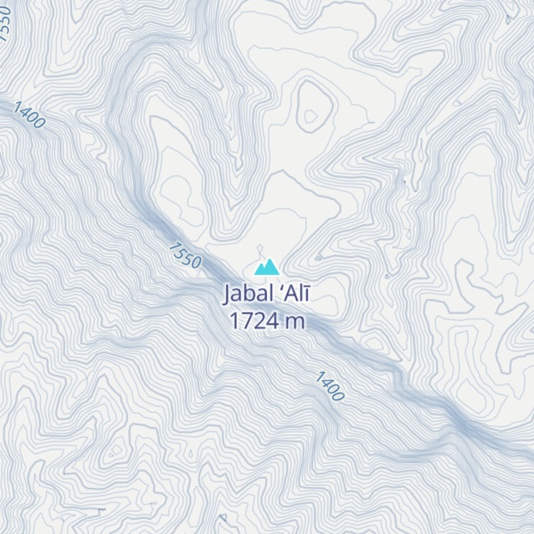 Map of Jabal ‘Alī