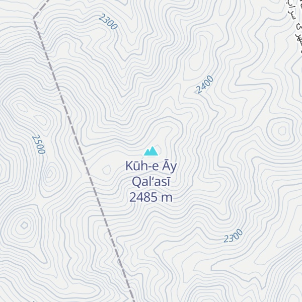 Map of Kūh-e Āy Qal‘asī