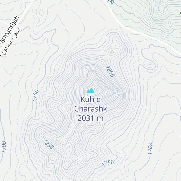 Map of Kūh-e Charashk