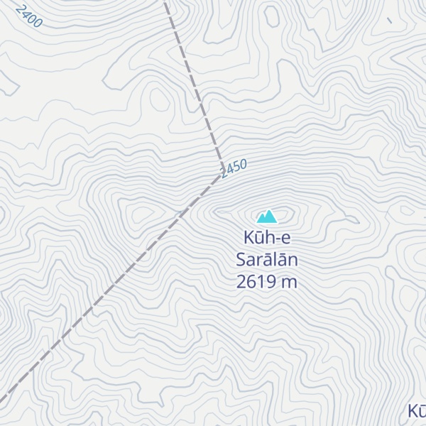 Map of Kūh-e Qarah Dāsh