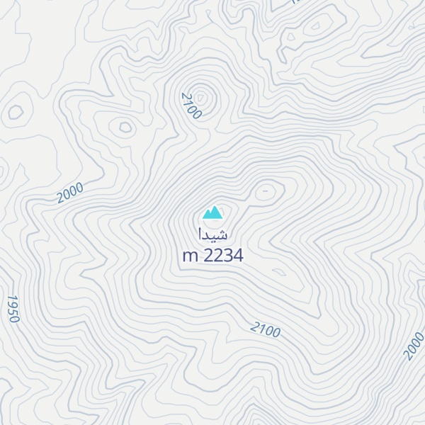 Map of شیدا