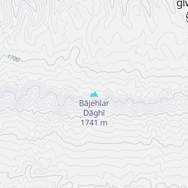 Map of Bājehlar Dāghī