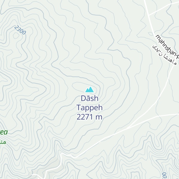 Map of Dāsh Tappeh