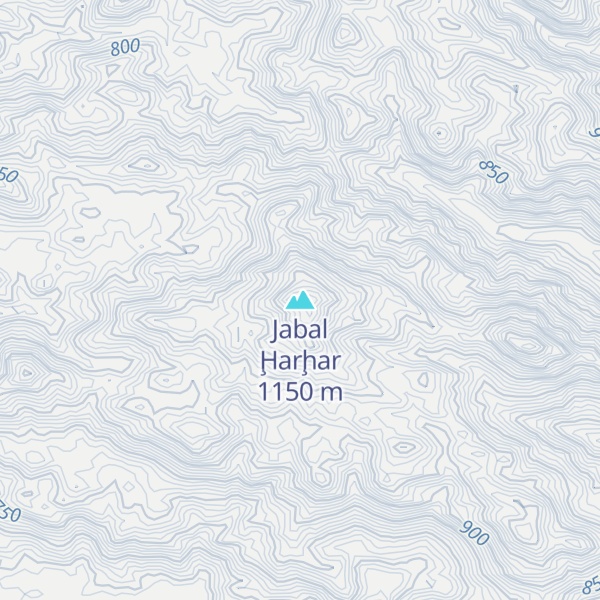 Map of Jabal Ḩarḩar