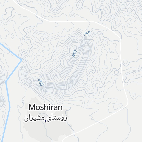 Map of Kūh-e Polūveh Dāghī