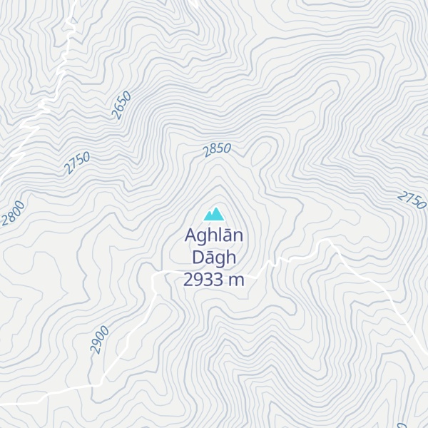 Map of Aghlān Dāgh