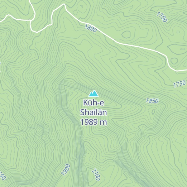 Map of Kūh-e Shaīlān