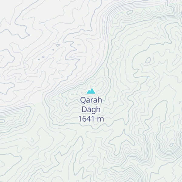 Map of Qarah Dāgh
