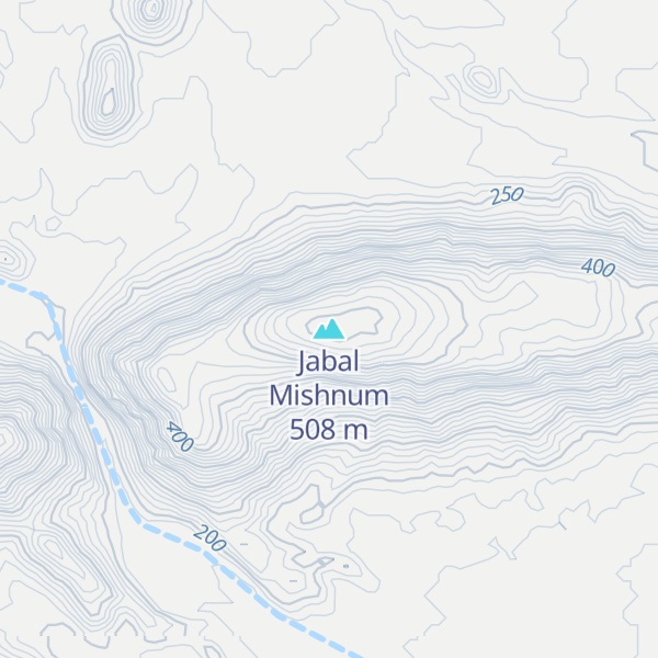 Map of Jabal Mishnum