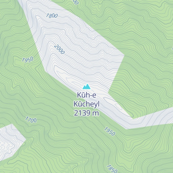 Map of Kūh-e Kūcheyl