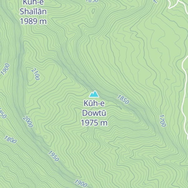 Map of Kūh-e Dowtū
